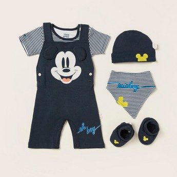 Disney Mickey Mouse Print 6-Piece Clothing Gift Set