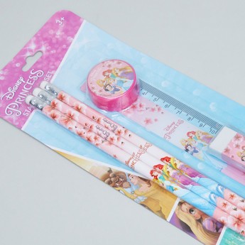 Princess Printed 6-Piece Stationery Set