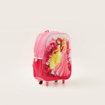 Disney Princess Print 3-Piece Trolley Backpack Set