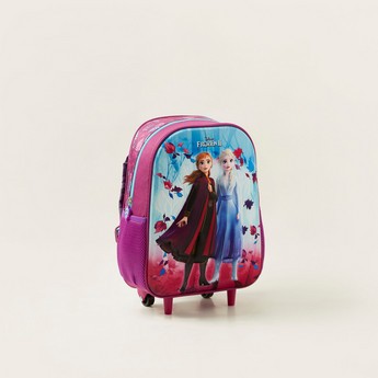 Disney Frozen II Printed 3-Piece Trolley Backpack - 12 inches