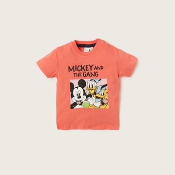 Disney Printed T-shirt with Short Sleeves - Set of 2