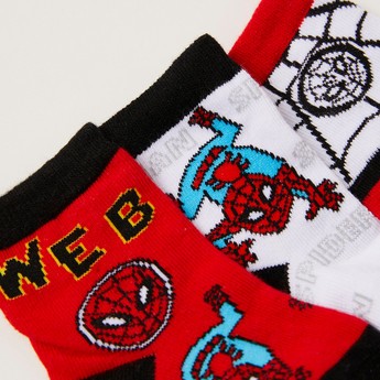 Spider-Man Textured Ankle Length Socks - Set of 3