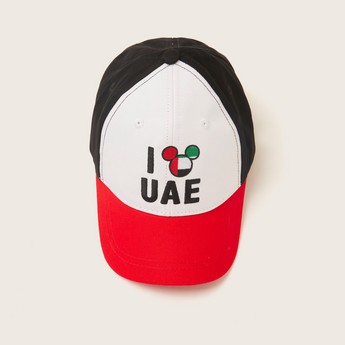 Disney UAE National Day Embroidered Cap with Hook and Loop Closure