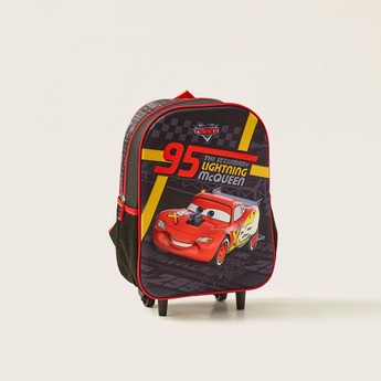 Disney Cars Print 3-Piece Trolley Backpack Set - 12 Inches