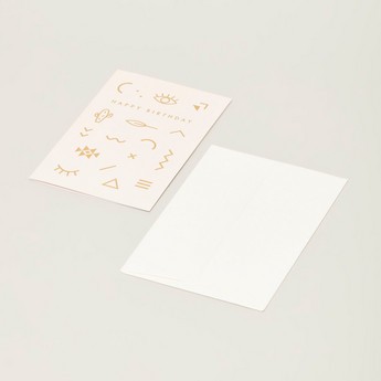 Pigment Symbols Birthday Card