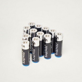 Juniors AA Ultra Alkaline Batteries Pack - 12 Pieces