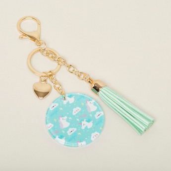 Charmz Applique Detail Keychain and Magnet