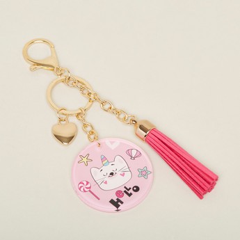 Charmz Applique Detail Keychain and Magnet