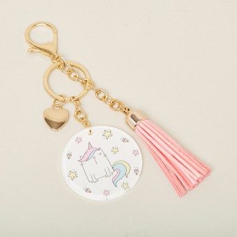 Charmz Applique Detail Keychain and Magnet