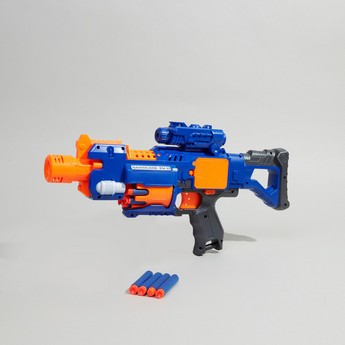 Blaze Storm Battery Operated Soft Dart Gun with 20-Piece Dart Bullets