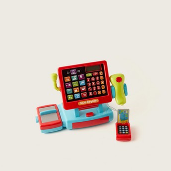 Playgo 34-Piece Touch and Count Supermarket Till Playset