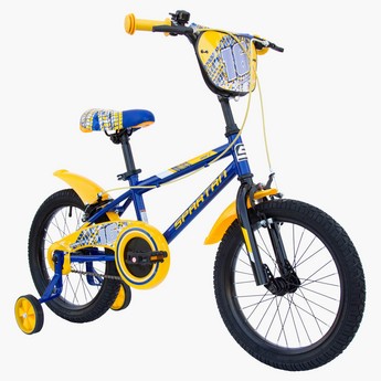 SPARTAN Drift BMX Bicycle with Training Wheels - 16 inches