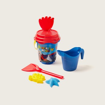 Mickey Mouse Print 5-Piece Bucket Set