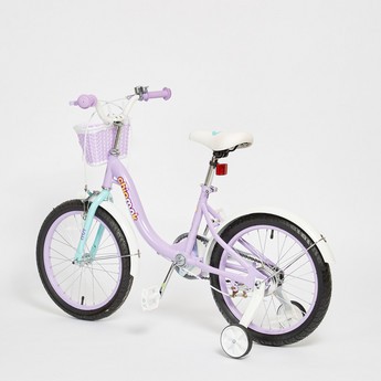 Chipmunk 18-inch Bicycle with Training Wheels and Basket