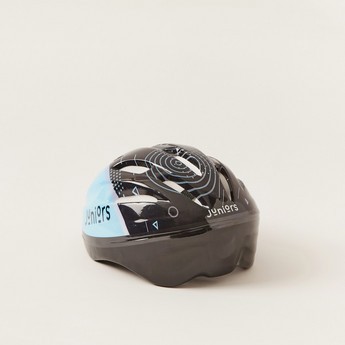 Juniors Printed Helmet with Buckle Closure