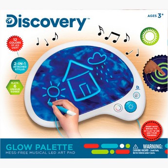 Discovery Glow Palette Mess-Free Musical LED Art Pad