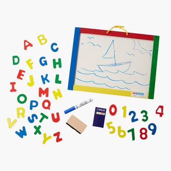 Melissa & Doug Magnetic Chalkboard Dry-Erase Board