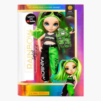 Rainbow High Junior High Jade Hunter Fashion Doll Playset