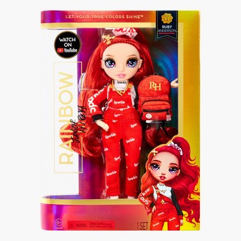 Rainbow High Junior High Ruby Anderson Fashion Doll Playset