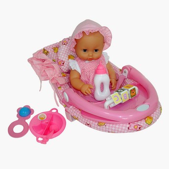 Lotus 5-in-1 Nursery Baby Doll Playset - 15 inches