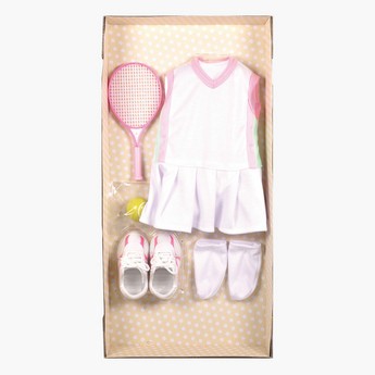 Lotus Dream Hearts Doll Tennis Outfit Set