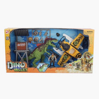 Dino Valley Seaplane Mission Playset