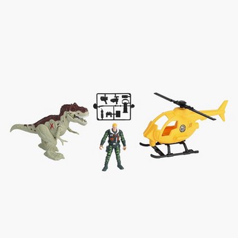 Dino Valley Copter Attack Playset