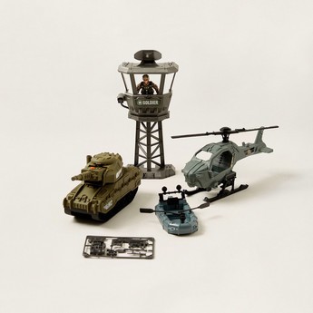 Soldier Force Encampment Defense Outpost Playset