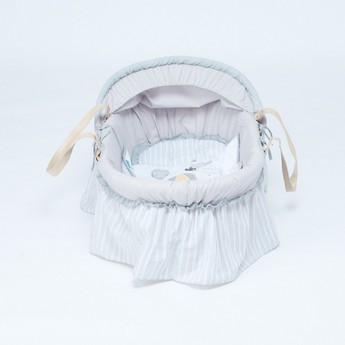 Juniors Eddie Moses Baby Basket with Canopy