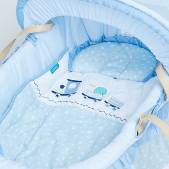 Juniors Printed Moses Basket