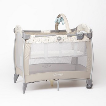 Graco Contour Electra Playard Travel Cot with Removable Toy Bar