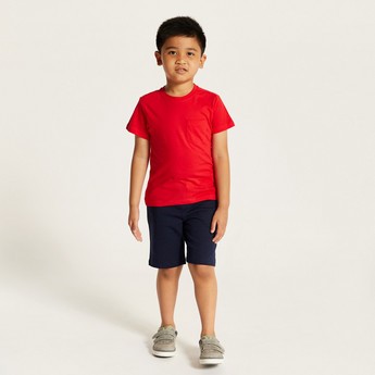 Juniors 2-Piece T-shirt and Shorts Set