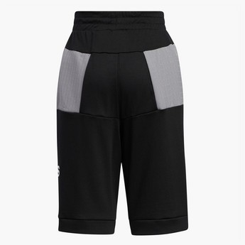 adidas Logo Print Shorts with Elasticised Waistband