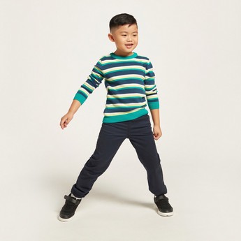 Juniors Solid Pants with Drawstring Closure and Pockets