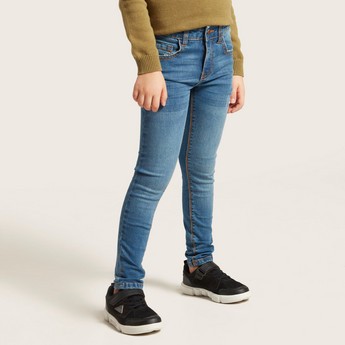 Juniors Solid Jeans with Pockets