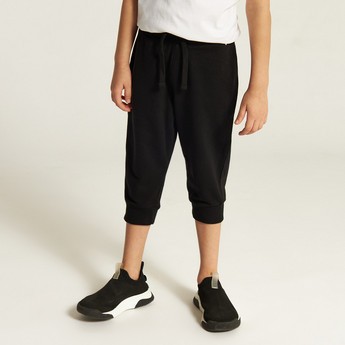 Juniors Solid Joggers with Drawstring Closure and Pockets