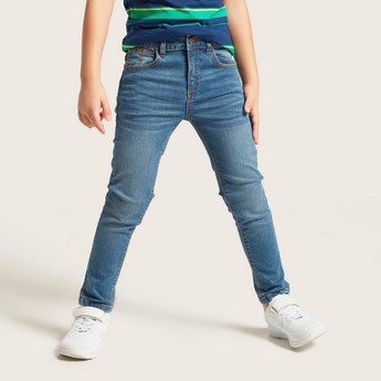 Juniors Solid Jeans with Pockets