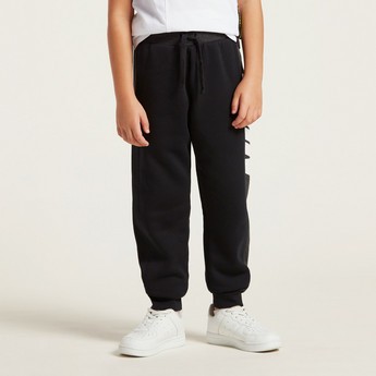 Nike Logo Print Jog Pants with Pocket Detail and Drawstring Closure