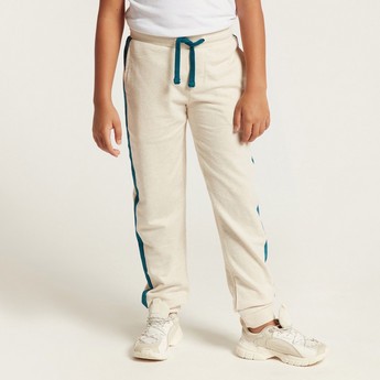 Juniors Solid Knit Joggers with Pockets and Drawstring Closure