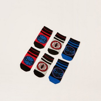 Spider-Man Textured Ankle Length Socks - Set of 3