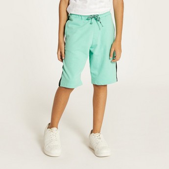 Juniors Panelled Shorts with Drawstring Closure and Pockets