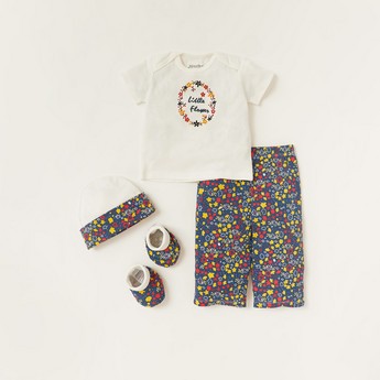 Juniors Printed 4-Piece Clothing Set