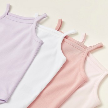 Juniors Solid Sleeveless Bodysuit - Set of 4