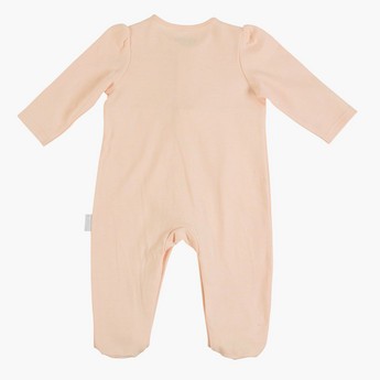 Giggles Closed Feet Sleepsuit with Lace Insert