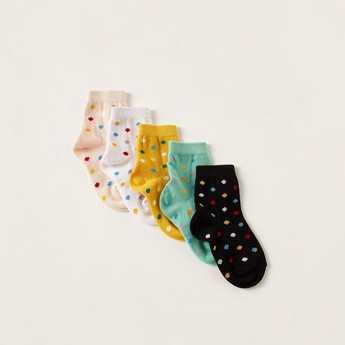 Juniors Printed Socks - Set of 5