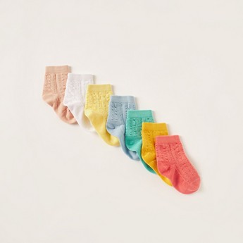 Juniors Solid Socks - Set of 7