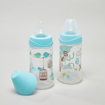 Suavinex Feeding Bottles with Free Sterilizer Tablets and Soother Holder