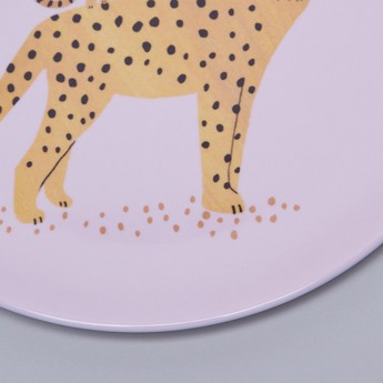 Petit Monkey Leopard Printed Plate