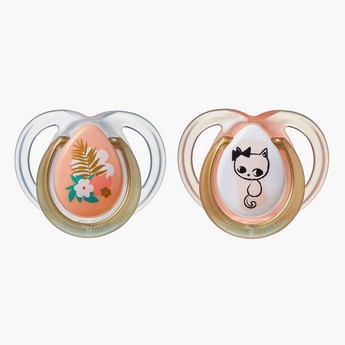 Tommee Tippee Closer To Nature Moda 2-Piece Soother Set - 0-6 Months