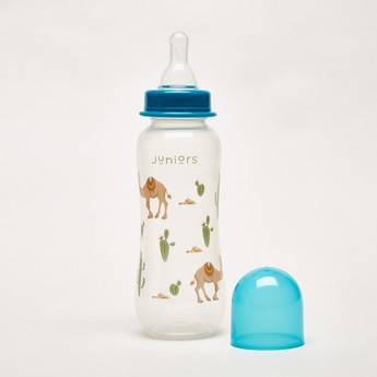 Juniors Printed 3-Piece Feeding Bottle Set - 250 ml